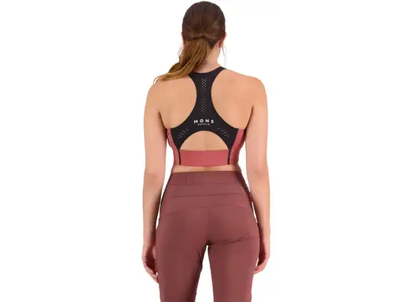 Mons Royale Stratos Merino Shift Sports podprsenka terracotta