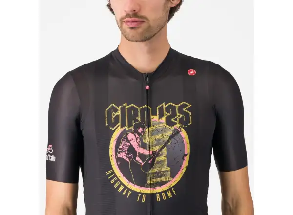 Castelli Giro Highway To Rome pánský dres krátký rukáv Nero