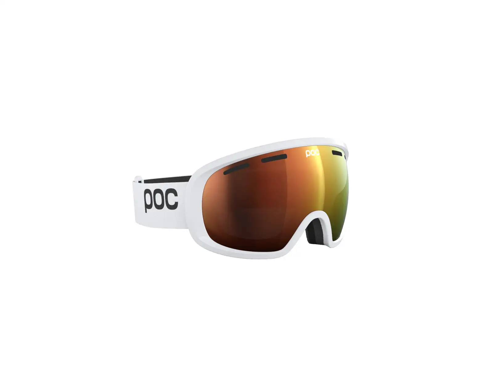 POC Fovea WF lyžařské brýle Hydrogen White/Partly Sunny Orange