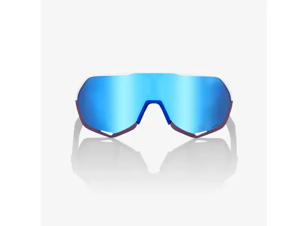 100% S2 sportovní brýle TotalEnergies Matte White/Metallic Blue/Blue Multilayer