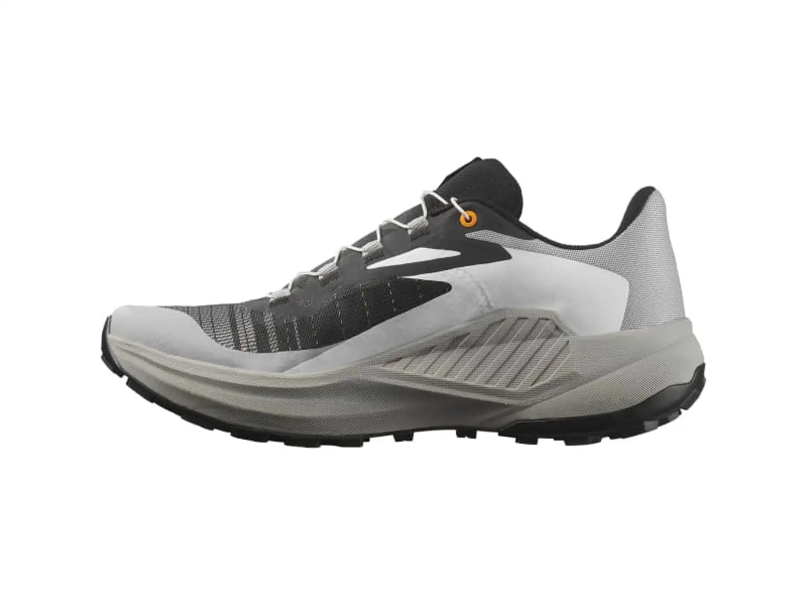 Salomon Genesis pánská běžecká obuv Black/Alloy/Turmeric