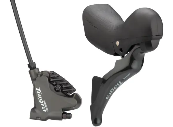 Shimano Tiagra BR-4770 + ST-4725 kotoučová brzda zadní (pravá), J-kit, polymer s chladičem