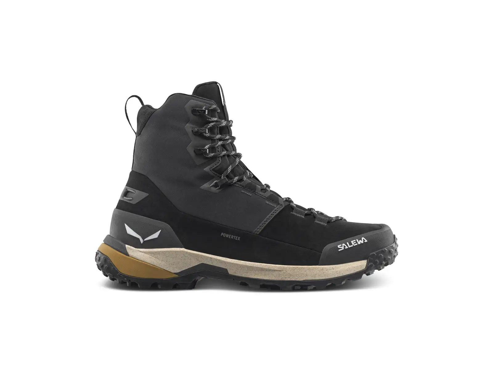 Salewa Puez Winter Mid PTX pánské boty Black / Black