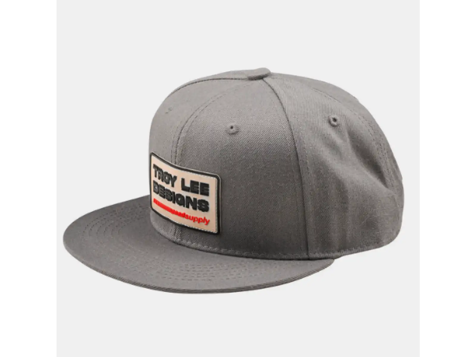 Troy Lee Designs Flat Bill Snapback kšiltovka Factory Smoke Blue