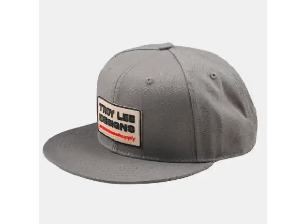 Troy Lee Designs Flat Bill Snapback kšiltovka Factory Smoke Blue