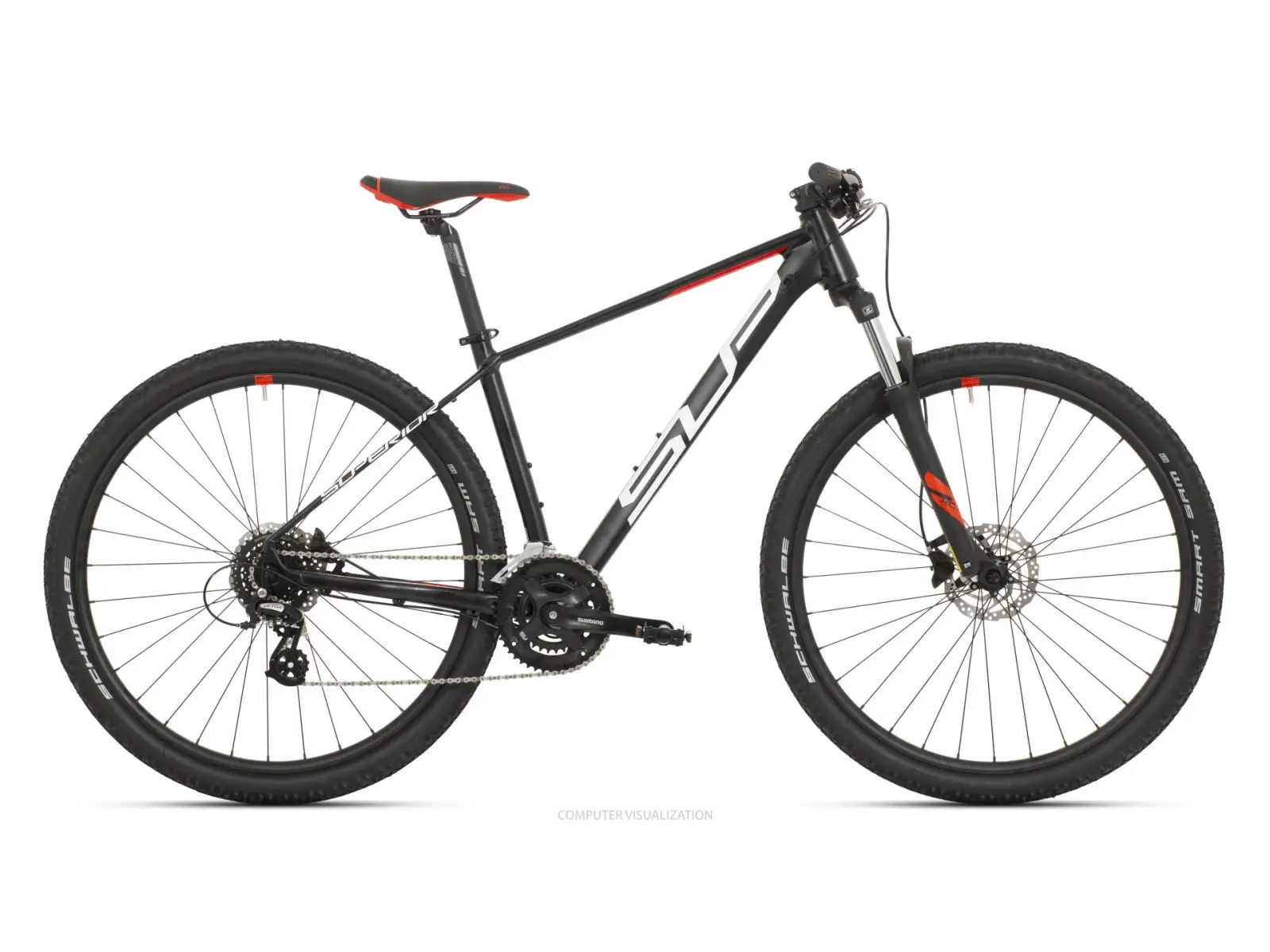 Superior XC 819 Matte Black/White/Team Red horské kolo