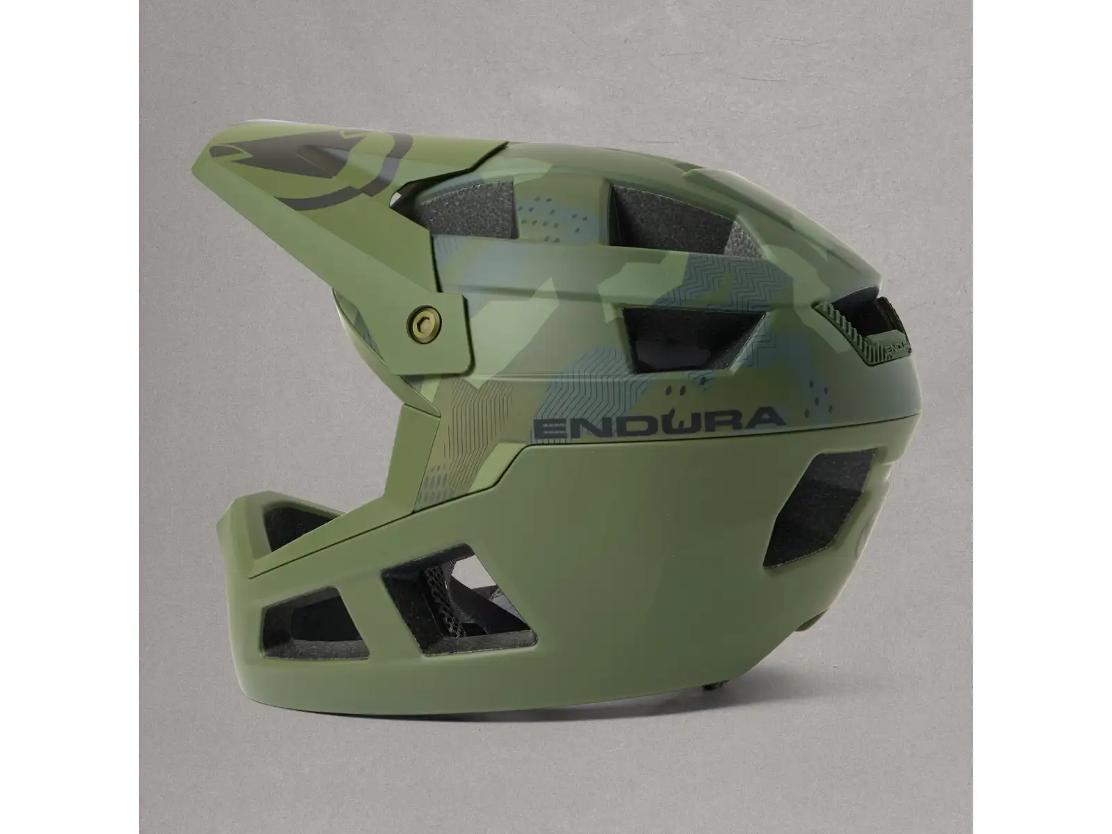 Endura SingleTrack dětská přilba Olive Green