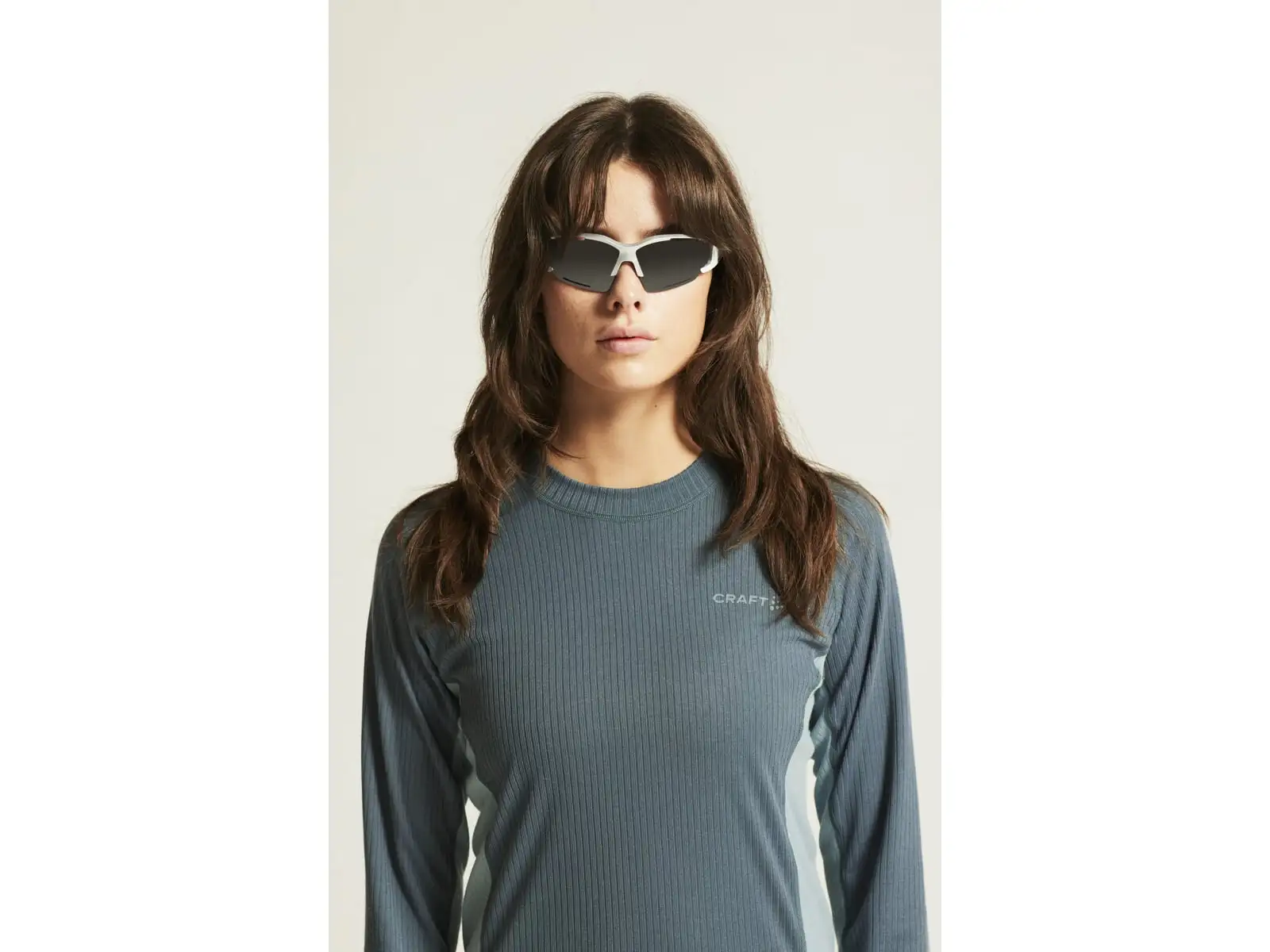 Craft Core Dry Baselayer dámský set triko dlouhý rukáv+kalhoty modrá