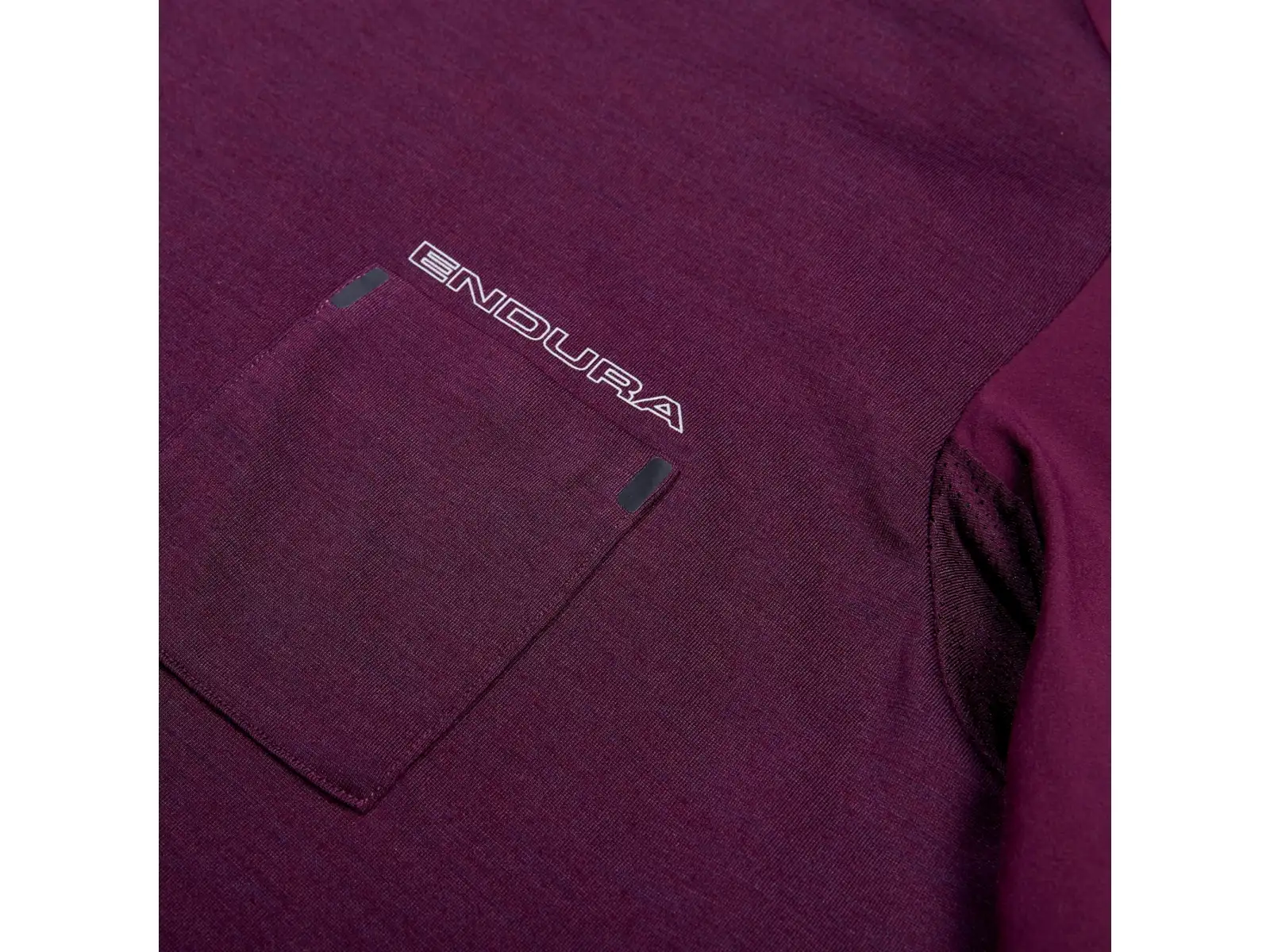 Endura GV500 Foyle pánský dres krátký rukáv Aubergine