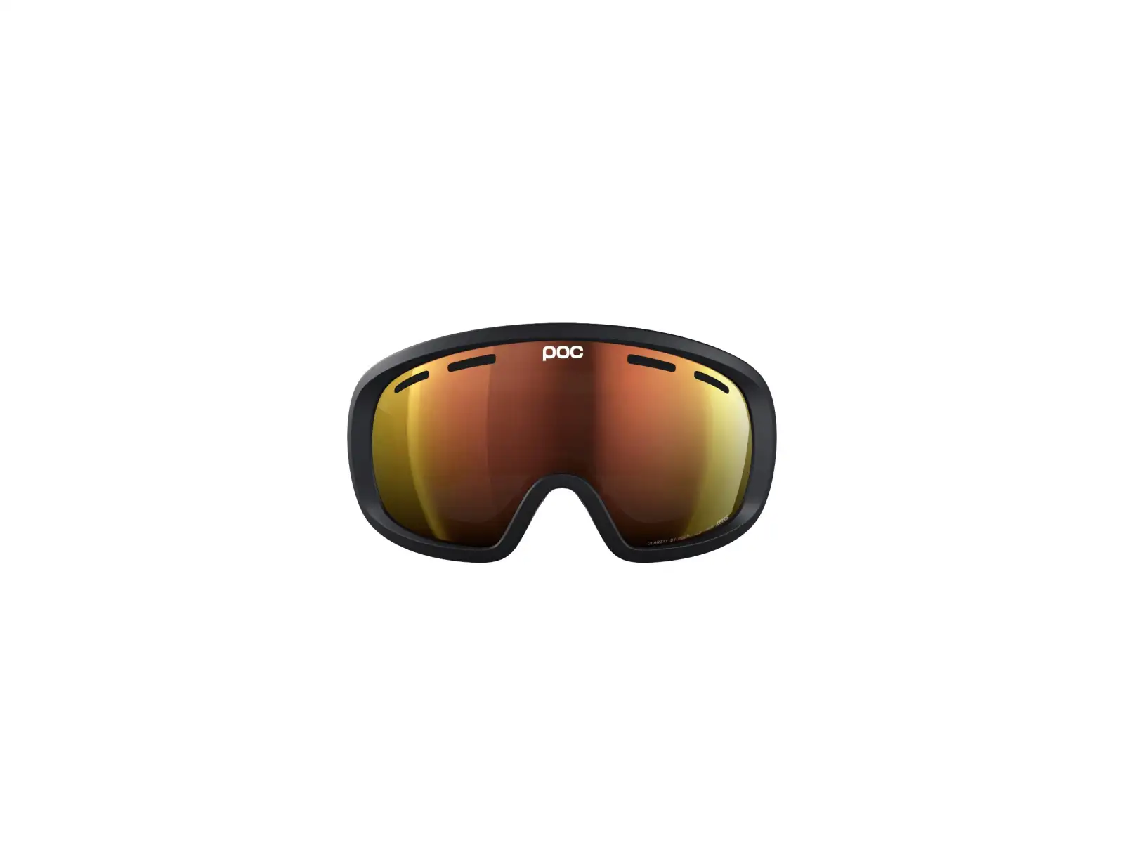 POC Fovea Mid lyžařské brýle Uranium Black/Partly Sunny Orange