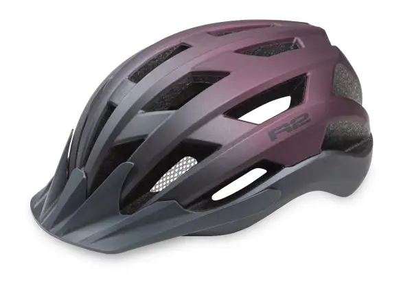 R2 Explorer cyklistická přilba modrá/fialová