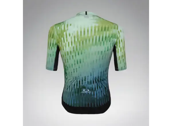 Oakley Icon Training pánský dres krátký rukáv Green Glitch Print