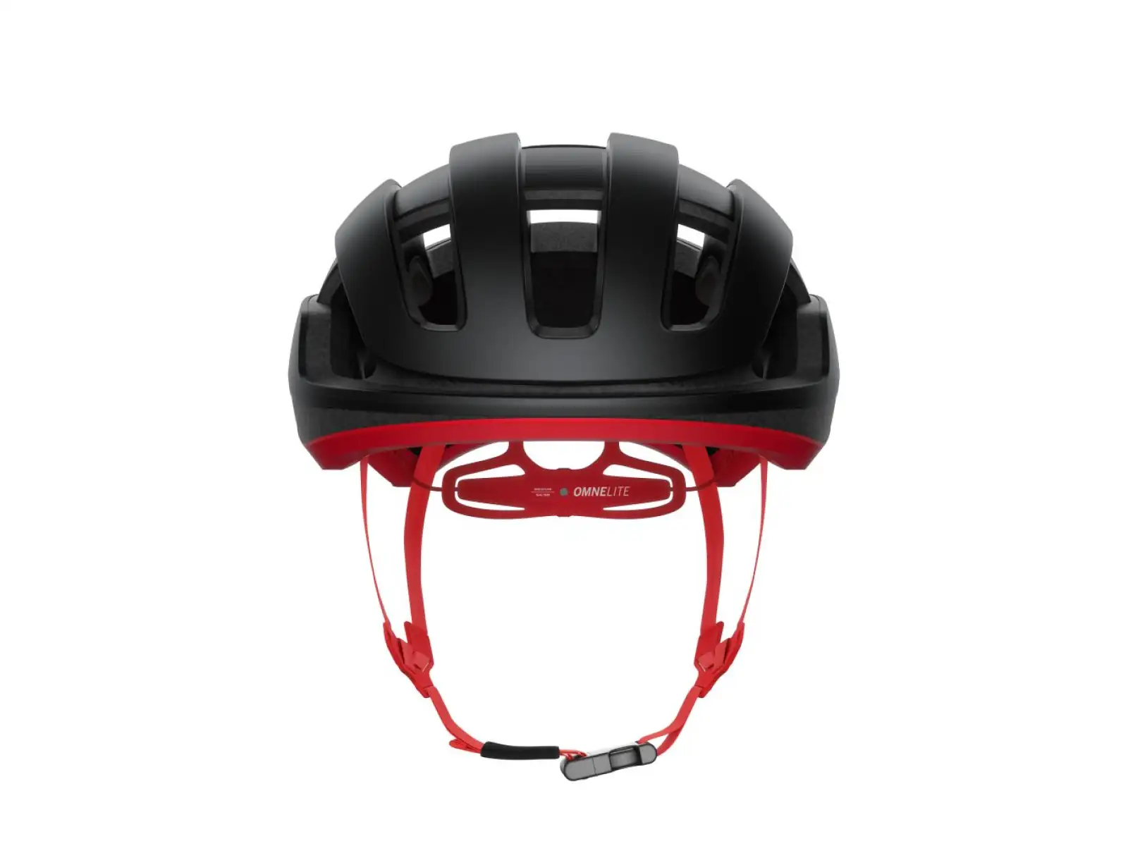 POC Omne Lite přilba Uranium Black/Prismane Red Matt