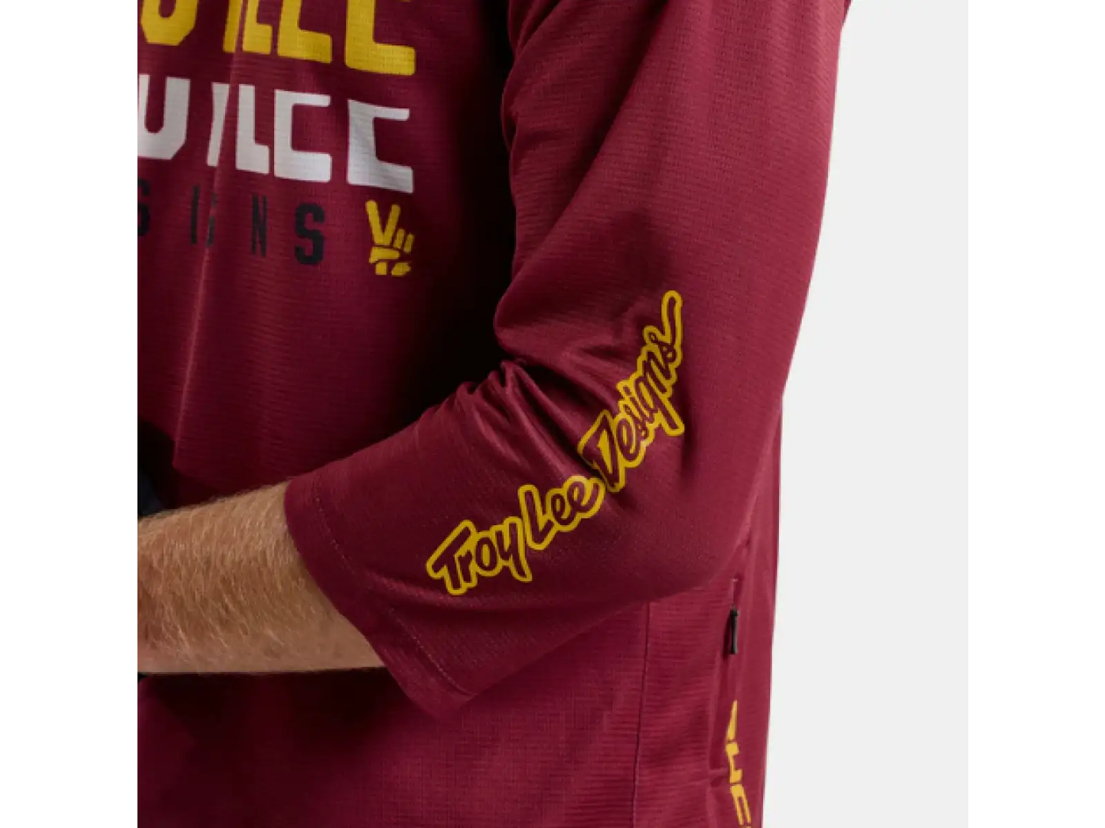 Troy Lee Designs Ruckus Spun pánský dres 3/4 rukáv Oxblood