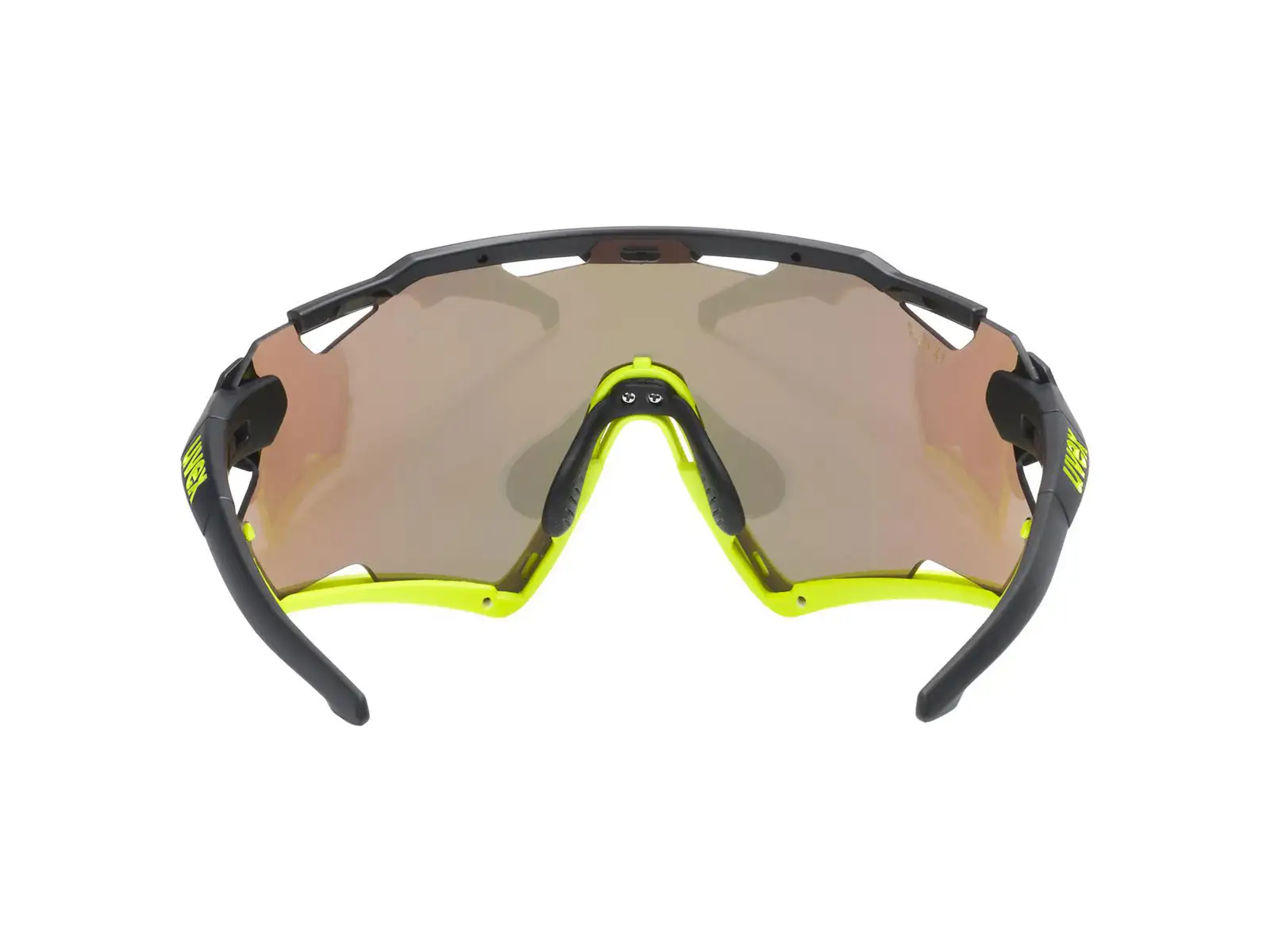 UVEX Sportstyle 228 brýle Black Lime Mat / Mirror Yellow (Cat. 3)