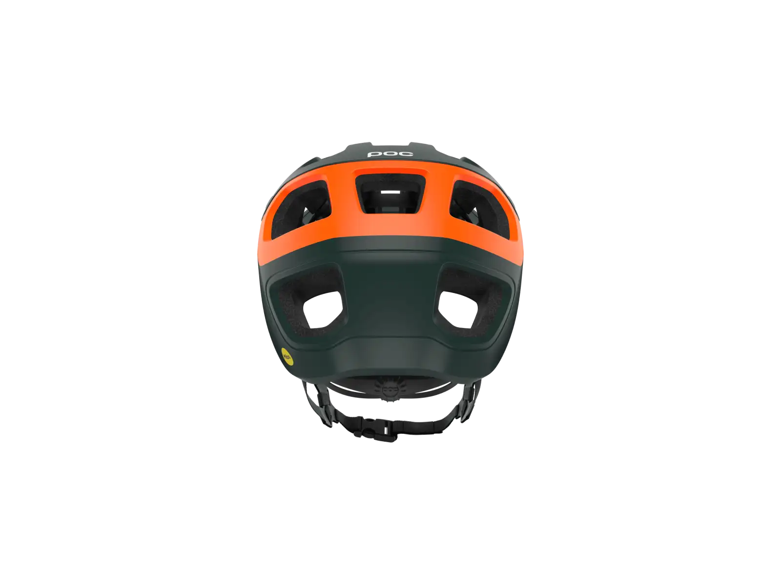 POC Cularis Pure MTB přilba Pargasite Green Matt/Fluorescent Orange Matt
