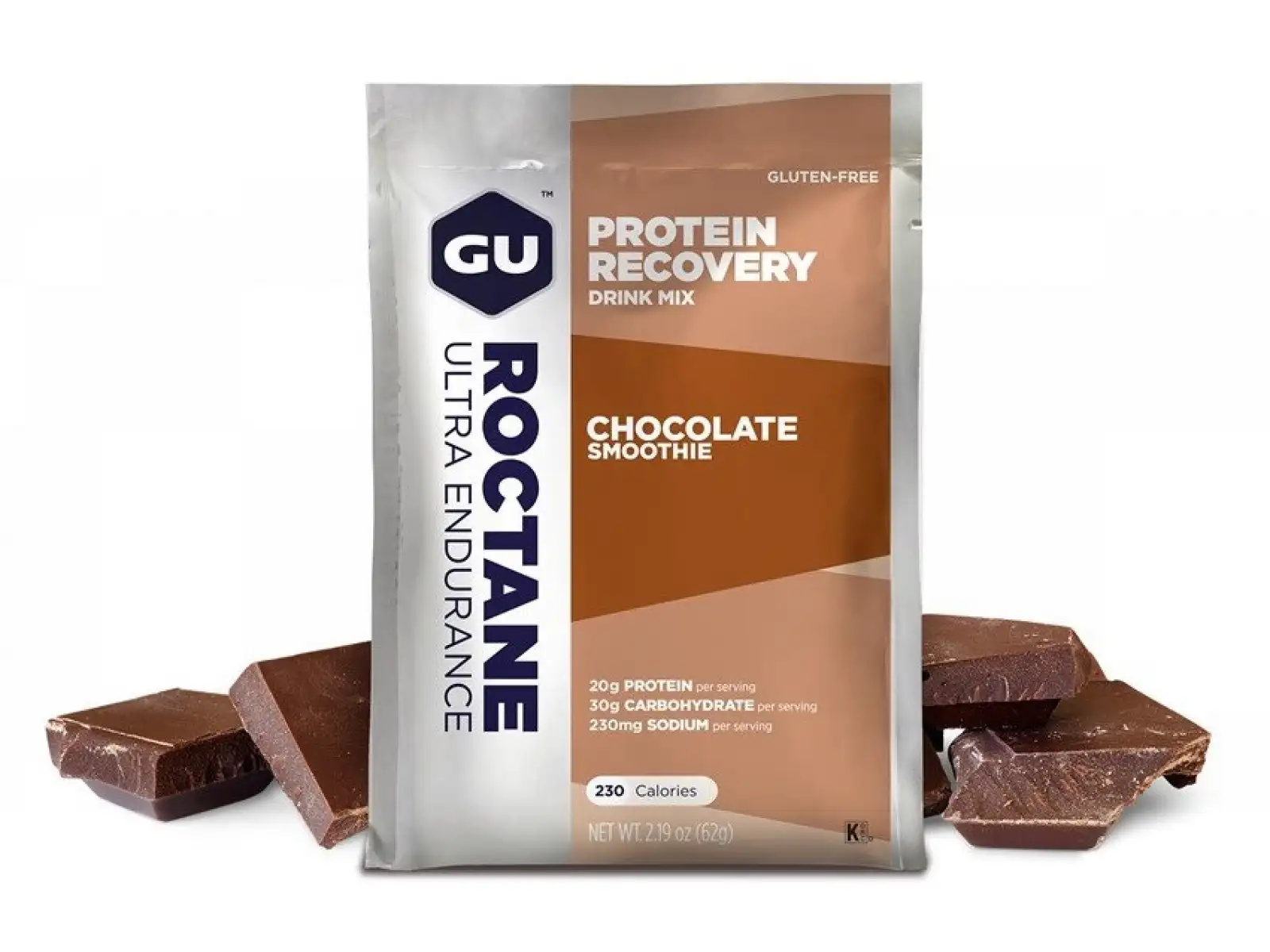 GU Roctane Recovery Drink Mix Chocolate Smoothie sáček 62 g