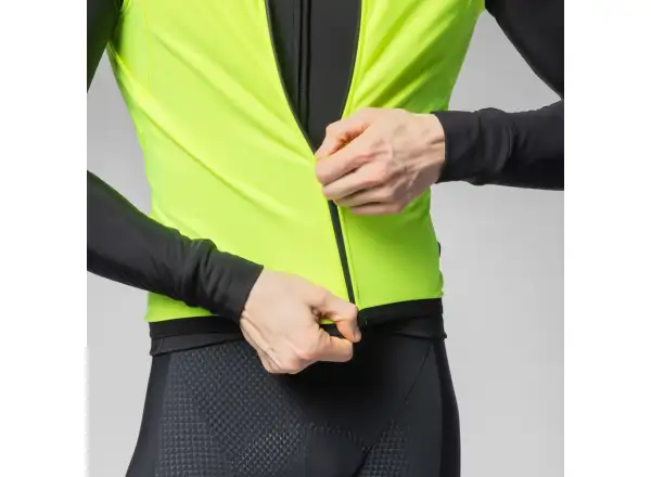 Alé PR-E Thermo 2.0 pánská cyklistická vesta Fluo Yellow