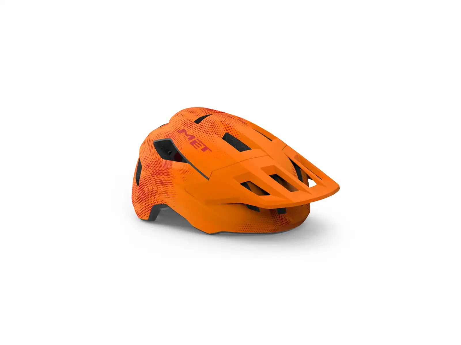 MET Shelter Youth dětská přilba Orange Red