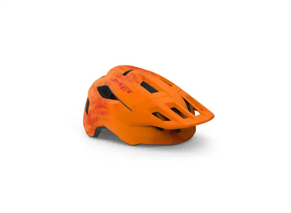 MET Shelter Youth dětská přilba Orange Red