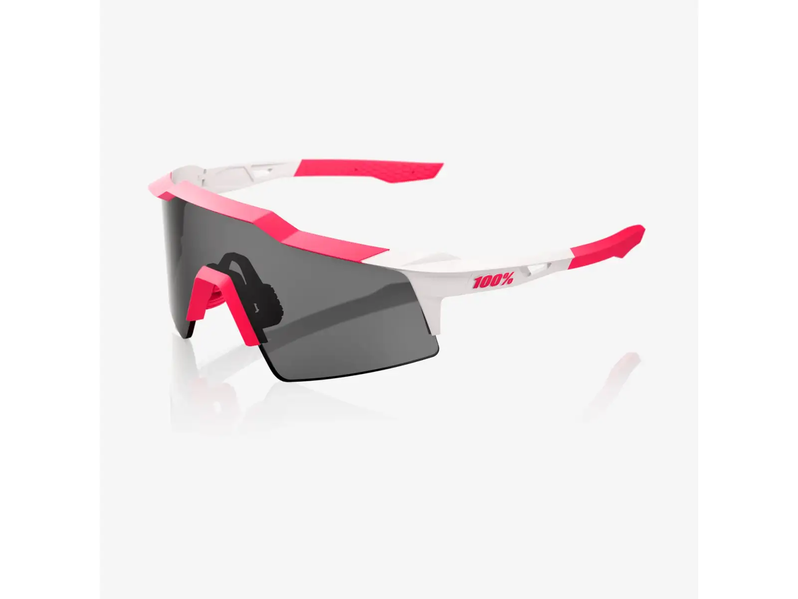 100% Speedcraft SL sluneční brýle Puddy Pink White/Smoke