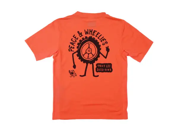 Troy Lee Designs Skyline Ride Tee dětský dres krátký rukáv P&W Melon