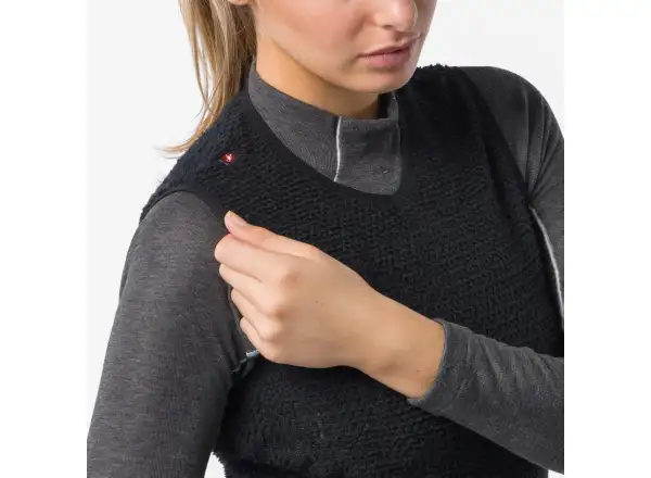 Castelli Gold Days dámská prostřední vrstva bez rukávů Black