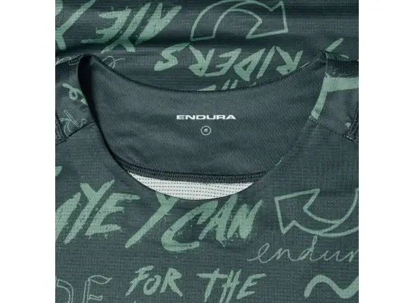 Endura Singletrack pánský dres dlouhý rukáv Carbon Grey