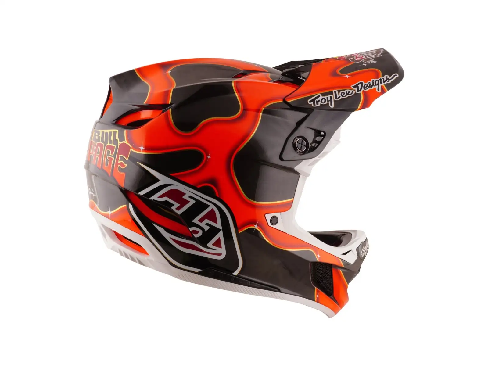 Troy Lee Designs D4 Carbon Red Bull Rampage přilba Dreamland Black