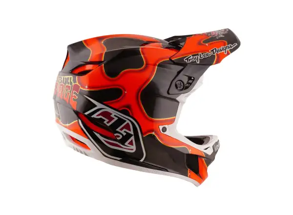 Troy Lee Designs D4 Carbon Red Bull Rampage přilba Dreamland Black