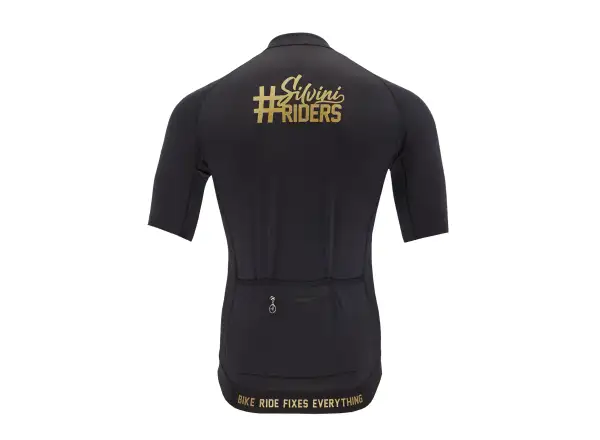 Silvini Mottolino pánský dres krátký rukáv Black/Gold
