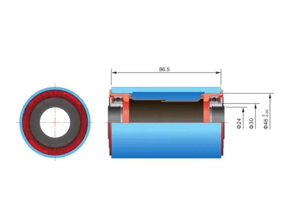 FSA redukce středu rámu BB386 pro kliky s 24 mm osou
