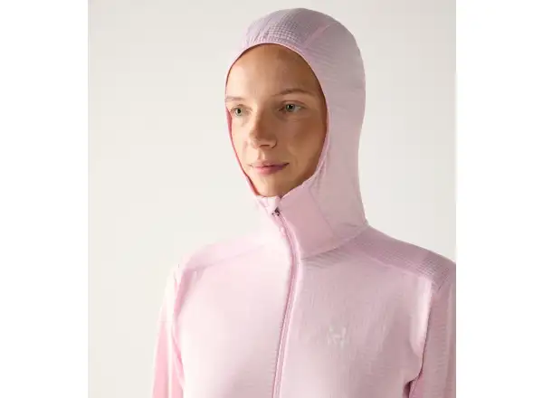 Haglöfs L.I.M Mid Multi Hood dámská mikina s kapucí Fresh Pink