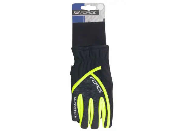 Force Ultra Tech zimní rukavice černá/fluo
