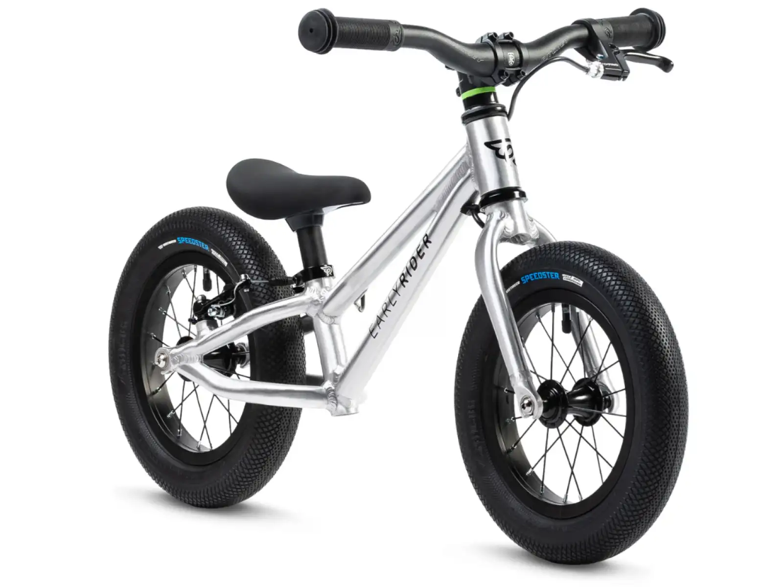 Early Rider Charger 12 dětské kolo s brzdou Brushed Aluminium
