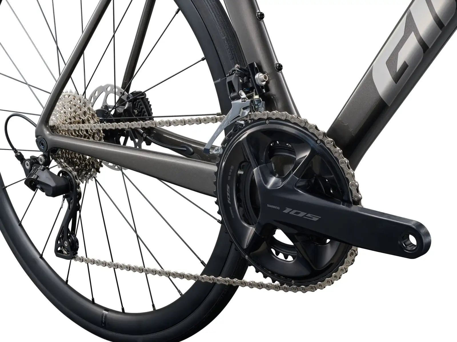 Giant TCR Advanced 2 KOM silniční kolo Stealth Chrome