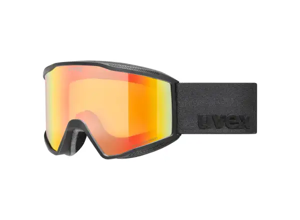 Uvex Blast CV lyžařské brýle black matt/rainbow - yellow