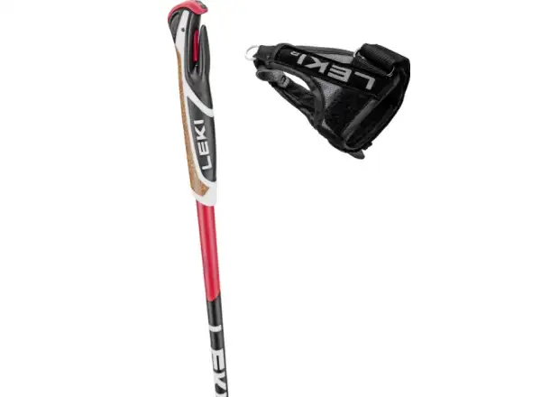 Leki CC 450 běžecké hole black-cherryred-white