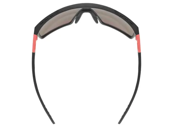 Uvex MTN Perform cyklistické brýle Black Red M/Mirror Red