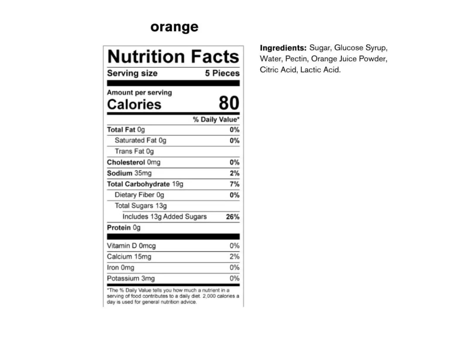 Skratch Labs Energy Chews ovocné bonbóny 50 g pomeranč