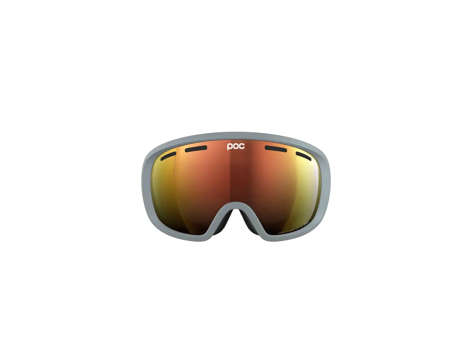 POC Fovea WF lyžařské brýle Granite Grey/Partly Sunny Orange