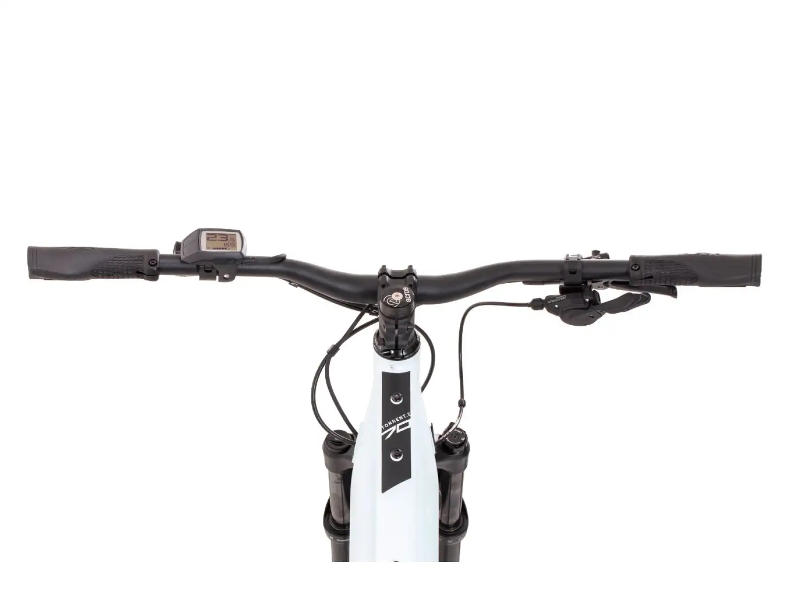 Rock Machine Torrent INT e70-29 Easy Entry Gloss White/Black horské elektrokolo
