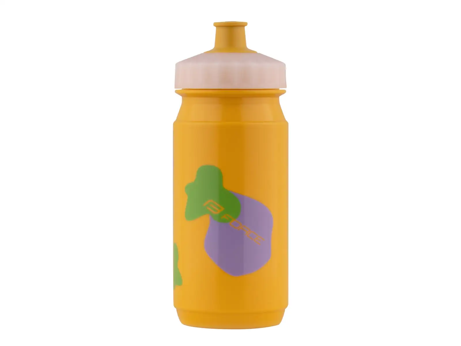 Force Party Ride cyklistická láhev 550 ml žlutá