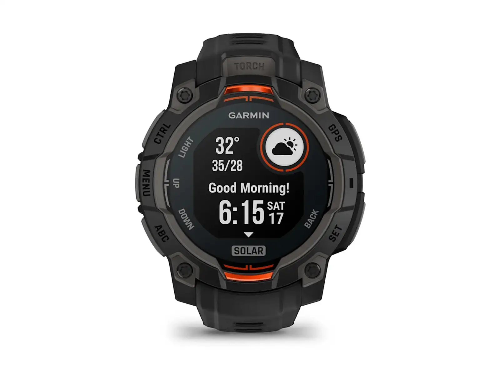 Garmin Instinct 3 Solar 45 mm chytré hodinky černá/černý pásek