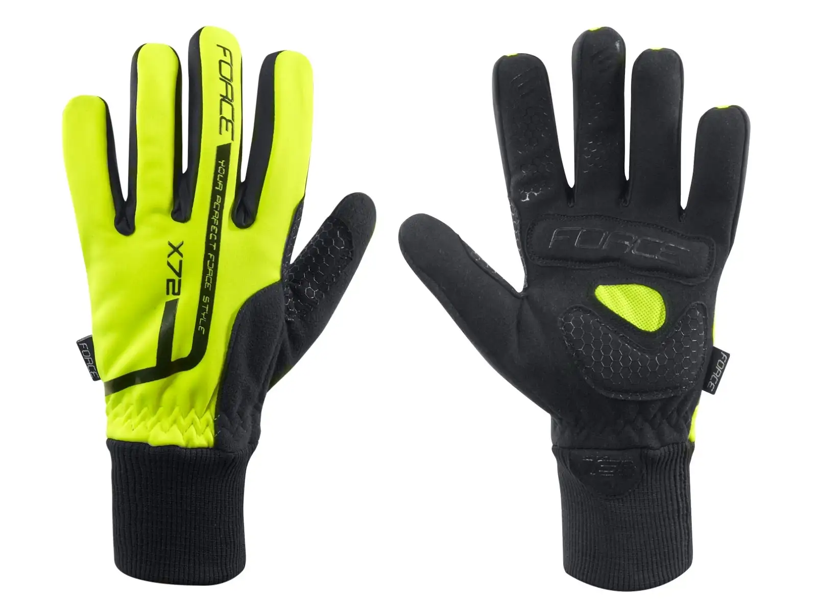 Force X72 zimní rukavice Fluo