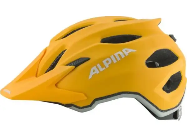 Alpiona Carapax Jr. dětská přilba Burned/Yellow Matt, vel. 51-56 cm