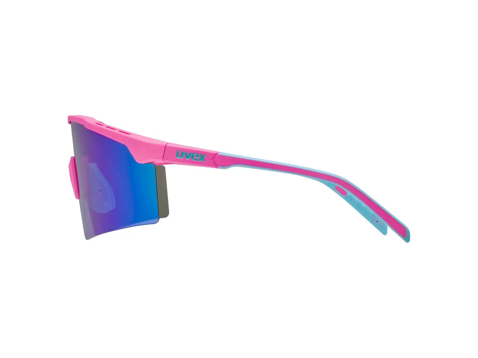 Uvex Flowline sluneční brýle Pink Matt/Mirror Blue