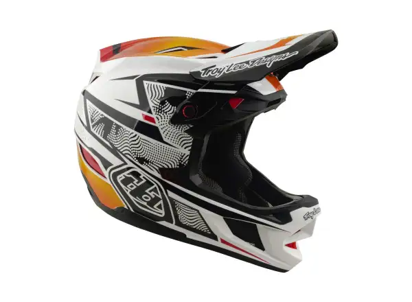 Troy Lee Designs D4 Composite MIPS přilba Lined up White