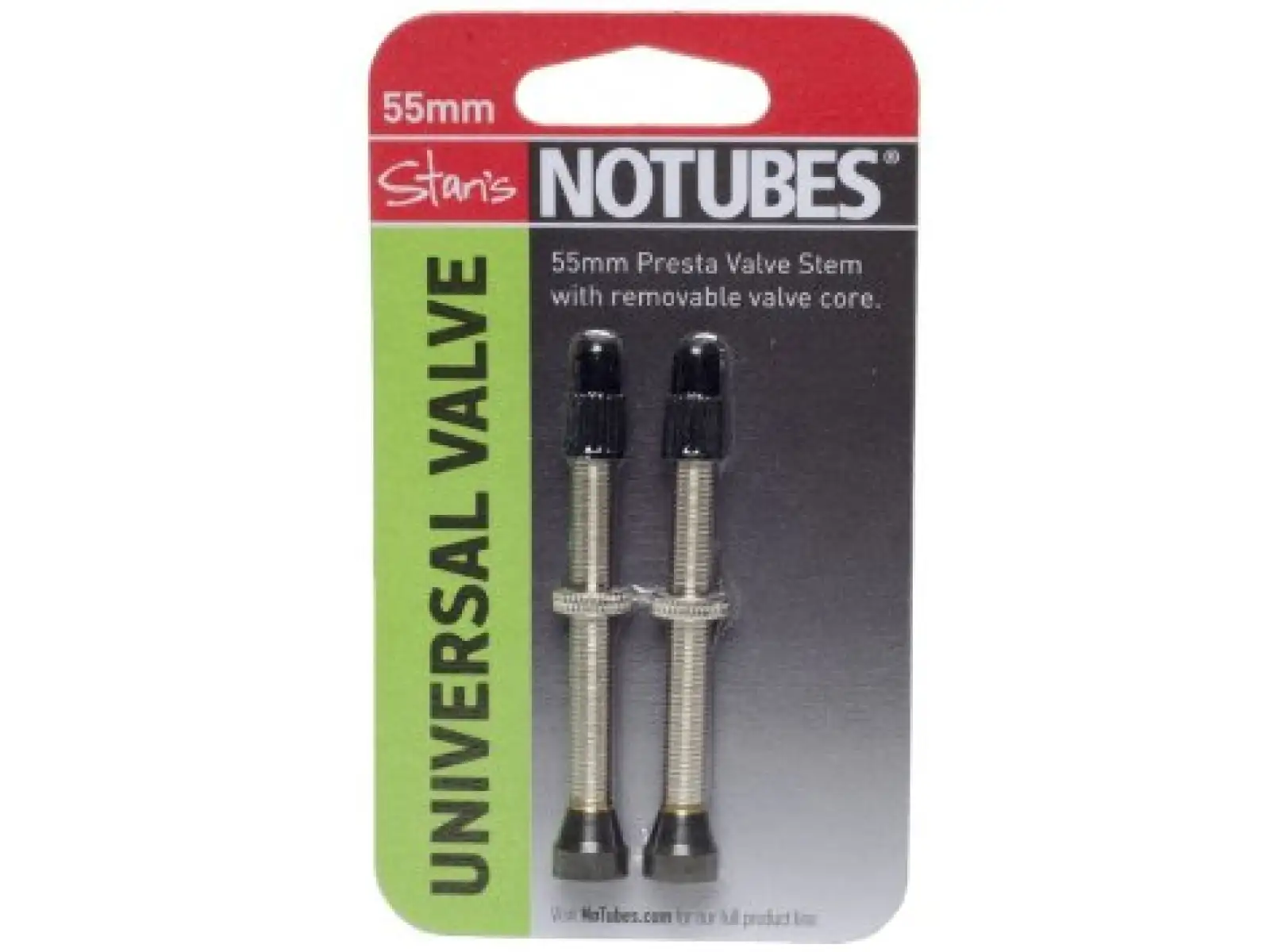 No Tubes Universal Tubeless ventilky 55mm - pár