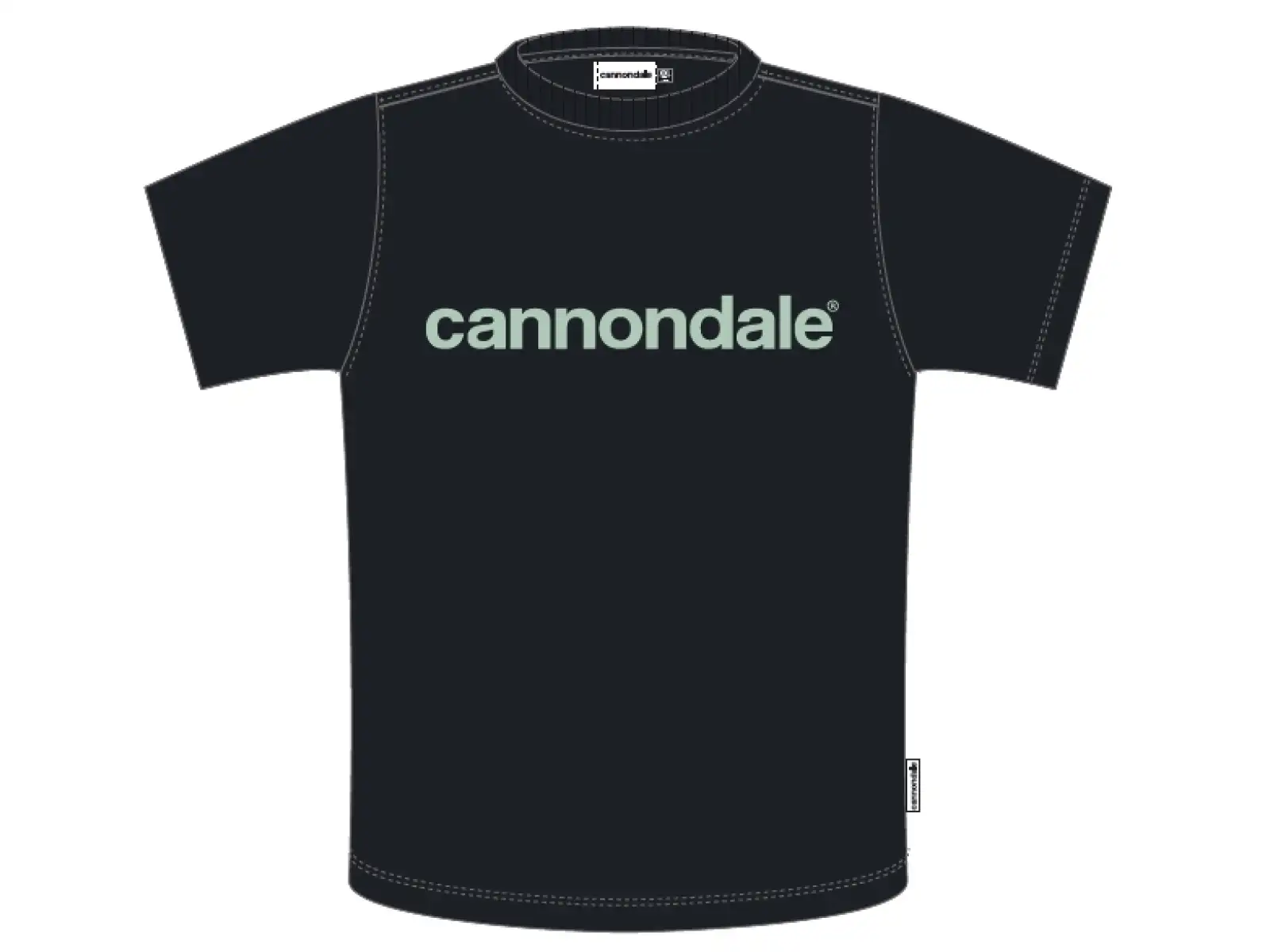 Cannondale Lifestyle pánské triko krátký rukáv Black/Cool Mint